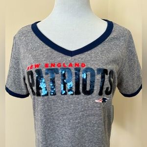 NFL PATRIOTS TEE, NWT, L